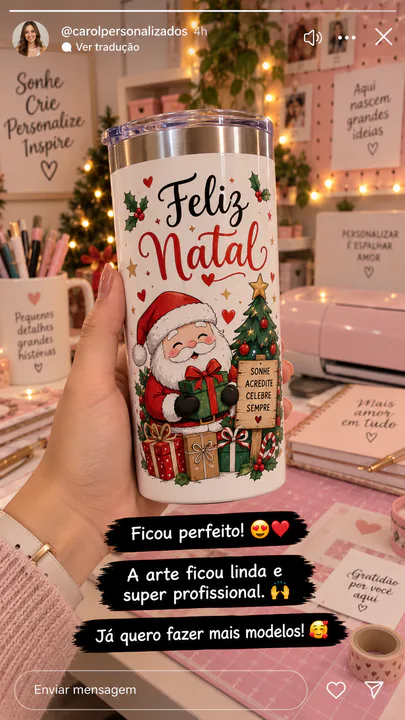 Produto personalizado criado com arte da Artbox